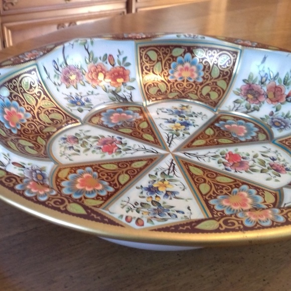Vintage Daher Dining Decorated Ware Metal Serving Bowl Poshmark
